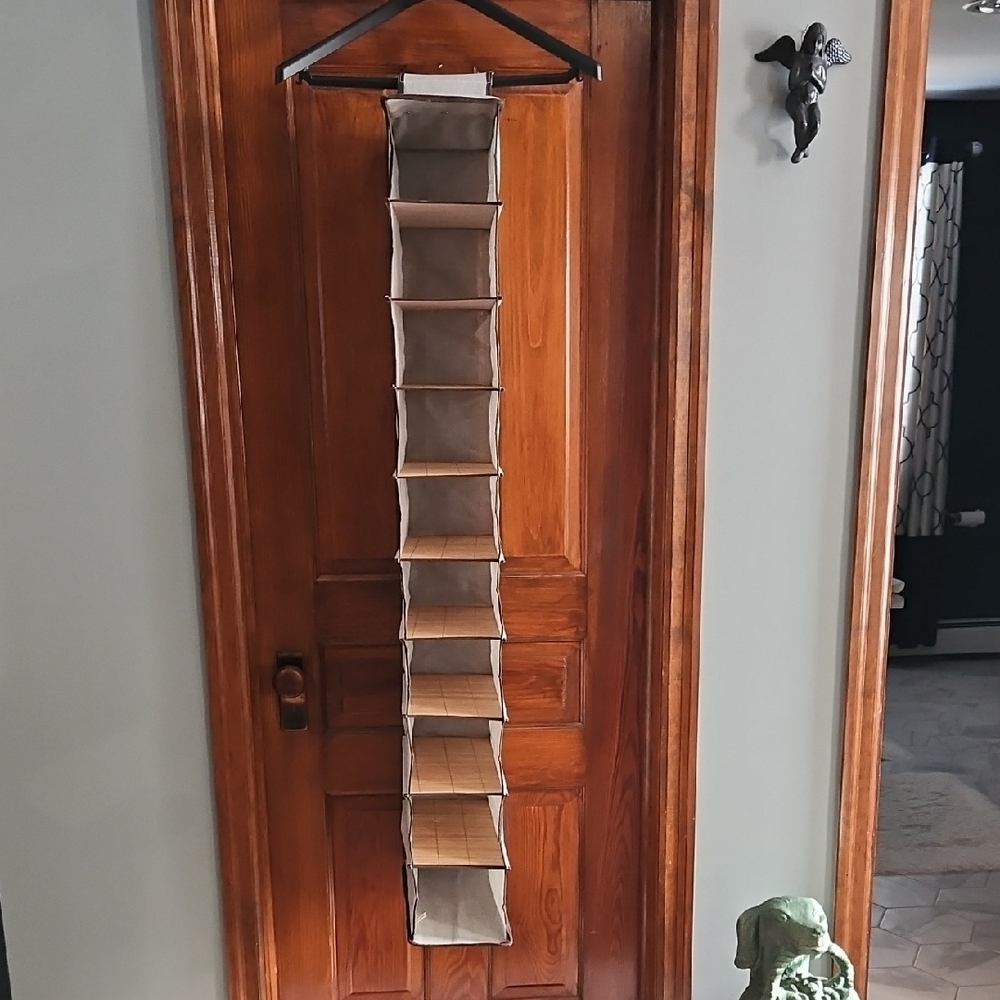 Over-the-Door Hanging Organizer in Beige